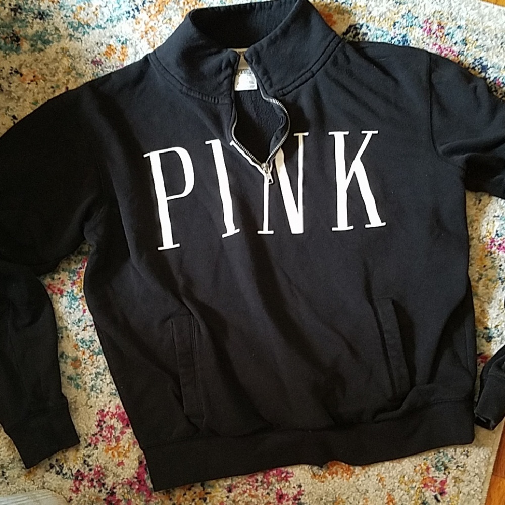 Sz small PINK half zip